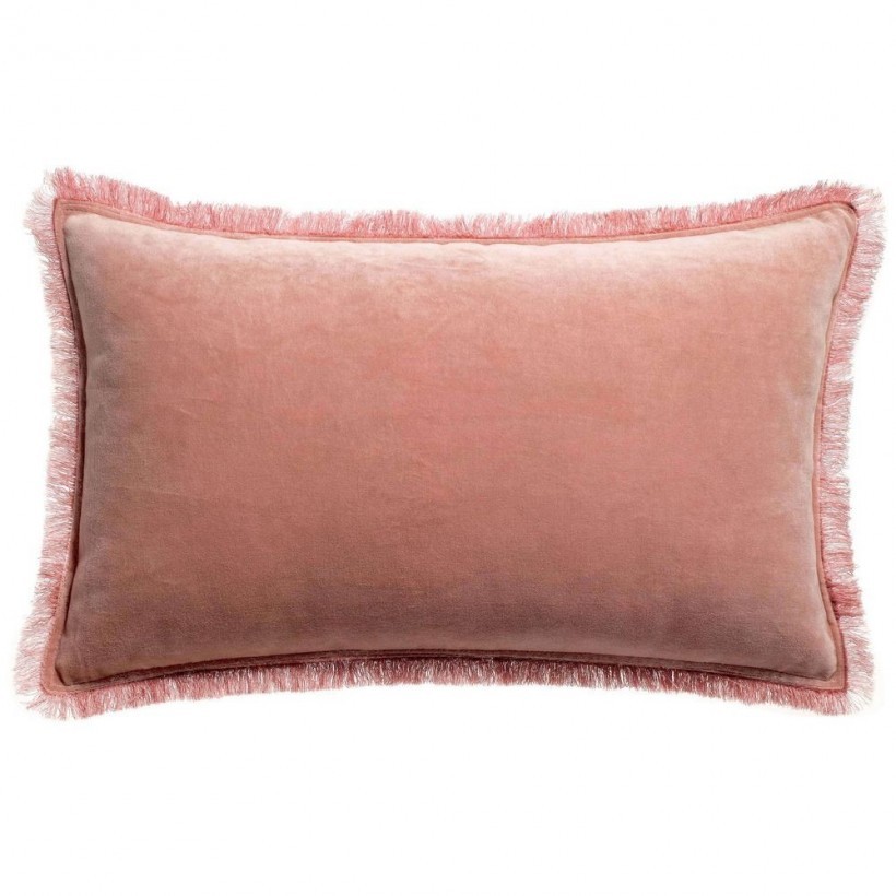 CUSHION VIVARAISE FARA PINK 40×65 100% VELVET COTTON