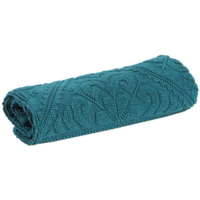 BATHMAT VIVARAISE ENZO PEACOCK 54x110 100% COTTON