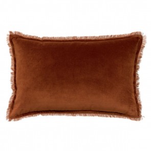 CUSHION VIVARAISE FARA CARAMEL 40×65 100% VELVET COTTON