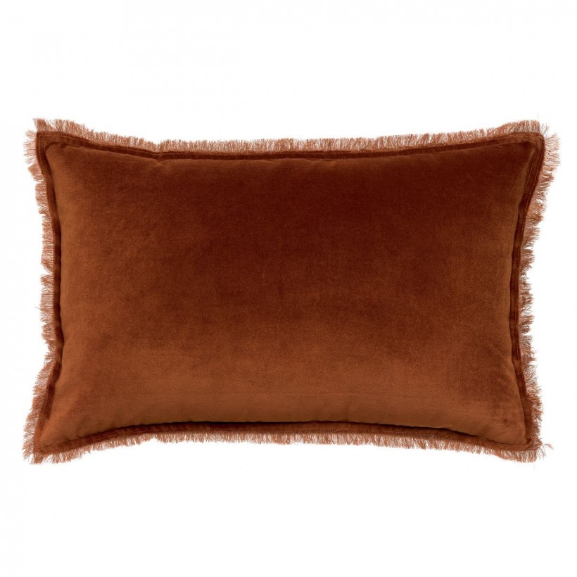 CUSHION VIVARAISE FARA CARAMEL 40×65 100% VELVET COTTON