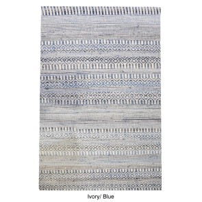 RUG THE RUG PUBLIC SARAH IVOIRE BLUE 160X230 60%COTTON...