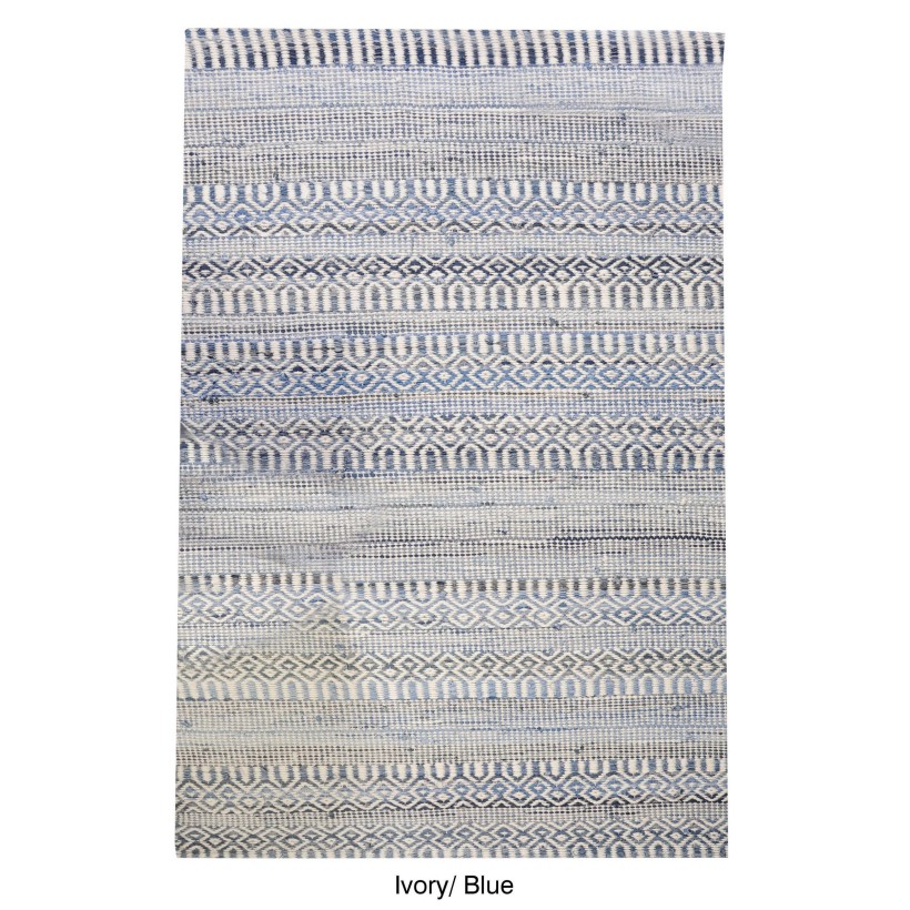 RUG THE RUG PUBLIC SARAH IVOIRE BLUE 160X230 60%COTTON 40%LAINE