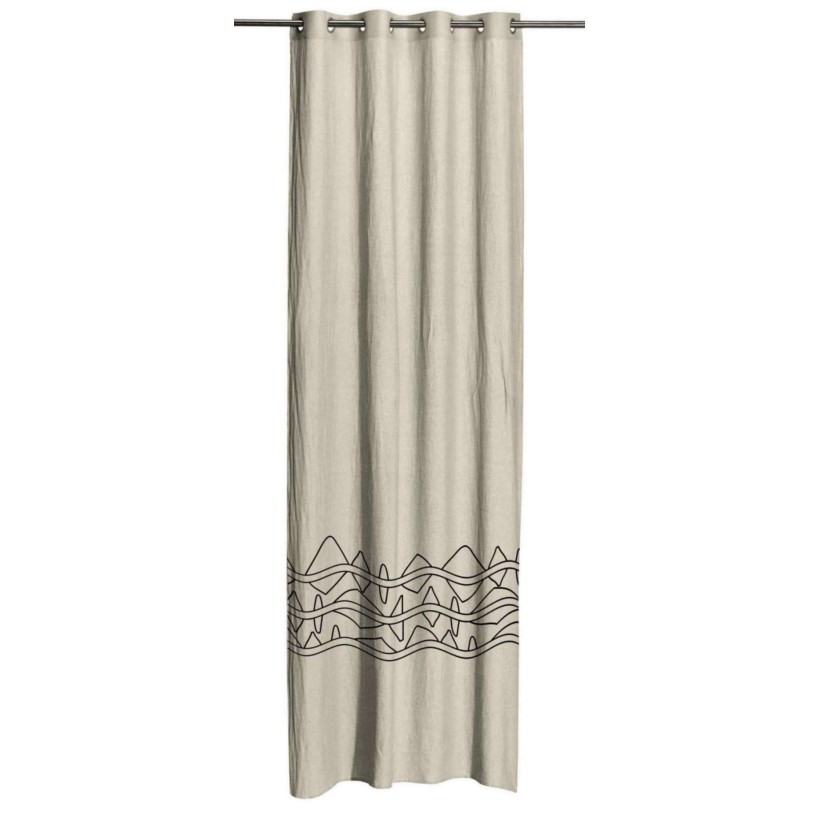 CURTAIN VIVARAISE MILA NATUREL 140x280 100% LINEN