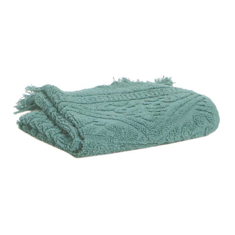 BODY TOWEL VIVARAISE ZOE VERT DE GRIS 100x180  100% COTTON