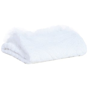 FACE TOWEL VIVARAISE ZOE NEIGE 50x100 100% COTTON