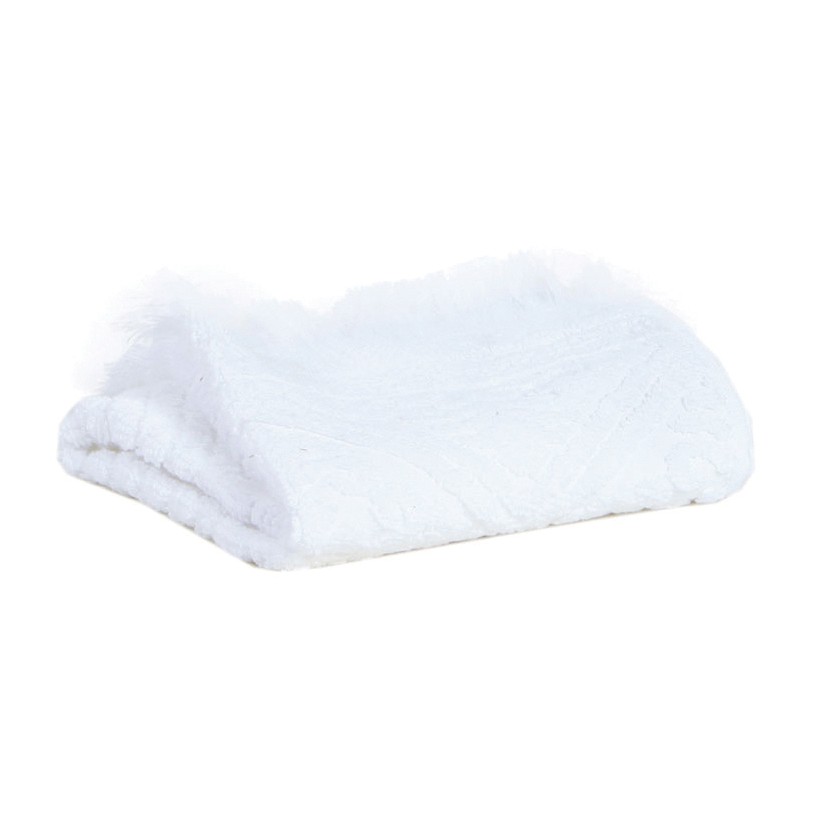 FACE TOWEL VIVARAISE ZOE NEIGE 50x100 100% COTTON