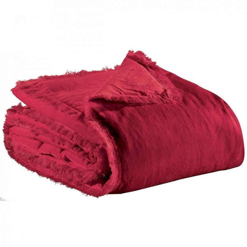 SOFA RUNNER VIVARAISE FARA RUBIS 85×200 100% VELVET COTTON