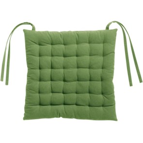 CUSHION WINKLER ZEA VERT 38x38xH3 80% COTTON 20% POLYESTER