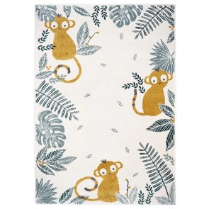 RUG NATTIOT PARADISE MONKEY MIEL 120X170 100% POLYROPYLENE