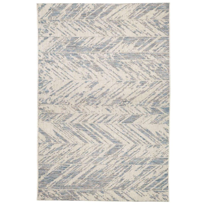 RUG VIVARAISE EVORA OUTDOOR ACIER 200x290 100% POLYPROPYLENE