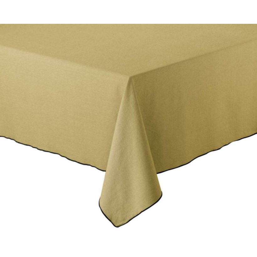 TABLECLOTH WINKLER GRACE KAKI 140x140 100% COTTON