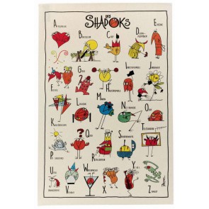 KITCHEN TOWEL WINKLER SHADOKS BECEDAIRE ECRU 48x72 100%...