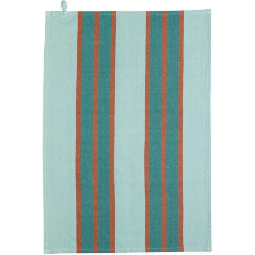 KITCHEN TOWEL WINKLER YUNA VERT EAU 50x70 100% COTTON