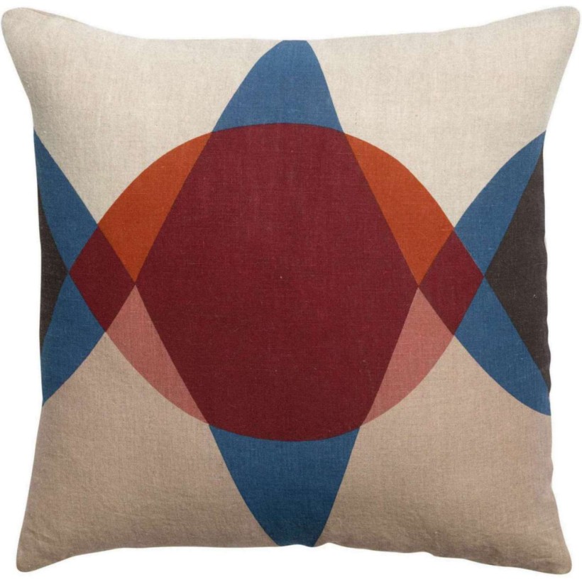 CUSHION VIVARAISE MALORY DRAGEE 45x45 100% LINEN