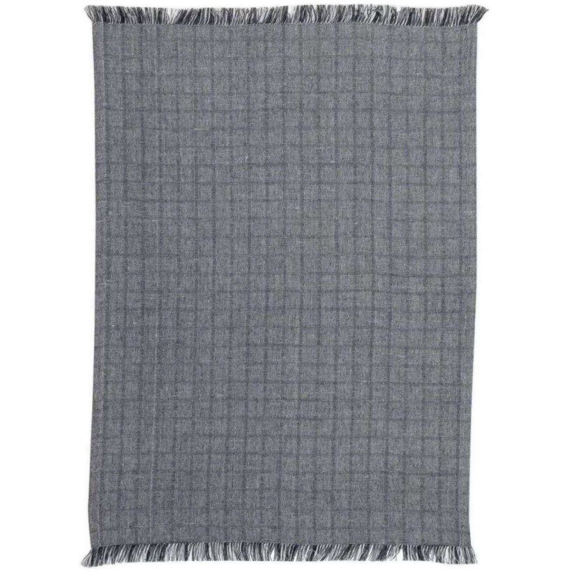 KITCHEN TOWEL WINKLER ADEN BLANC NOIR 80% CΟΤΤΟΝ 20% POLYESTER