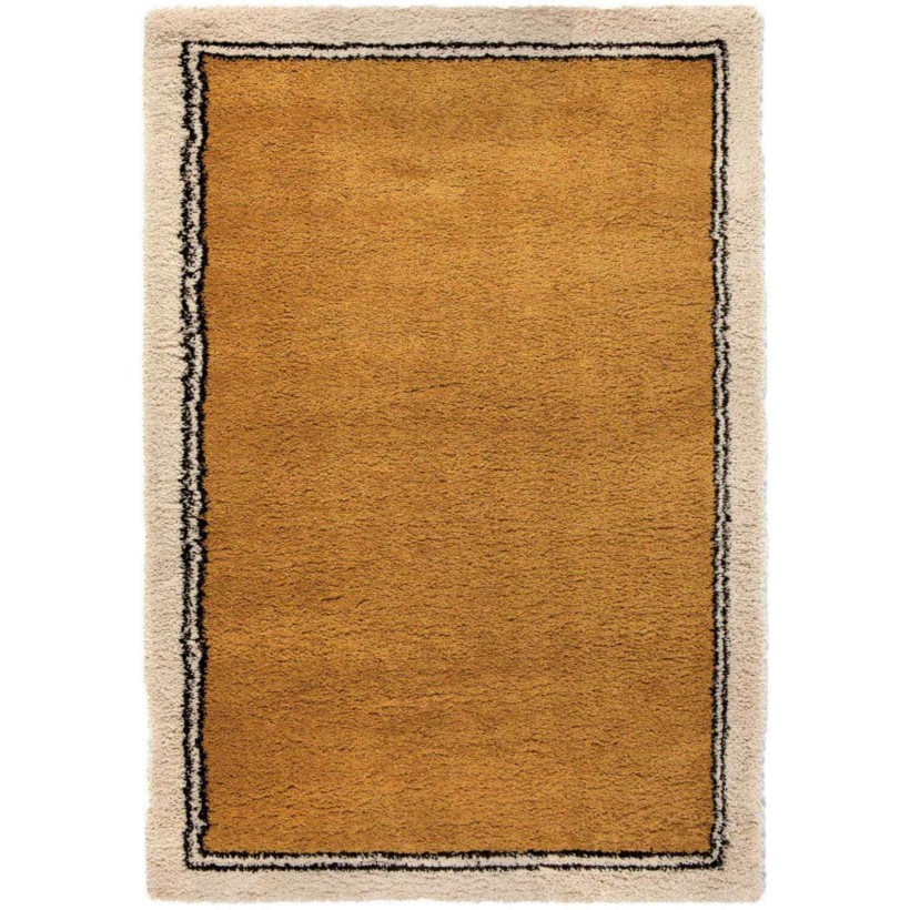 RUG VIVARAISE MANY OCRE 160x230 67% POLYPROPYLENE 28%ΓΙΟΥΤΑ 5%POLYESTER