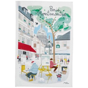 KITCHEN TOWEL WINKLER PARIS MONTMARTRE 48x72 100% COTTON