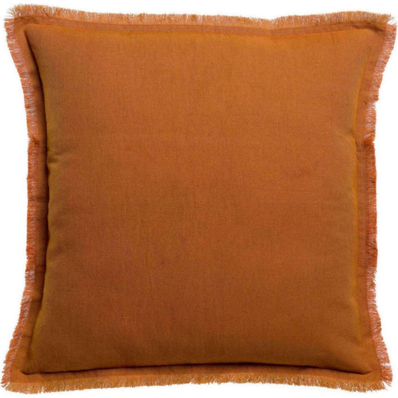 CUSHION VIVARAISE LALY CUIVRE 45x45 50% LINEN 50% COTTON