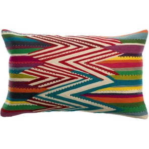 HANDMADE CUSHION VIVARAISE ZUMA MULTICO 30x50 100% COTTON