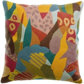 HANDMADE CUSHION VIVARAISE IZEL MINERAL 45x45 100% COTTON