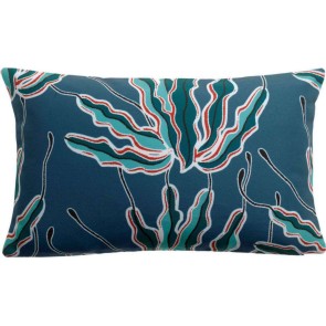 CUSHION VIVARAISE ALGA PRINT OUTDOOR INDIGO 30x50 100%...