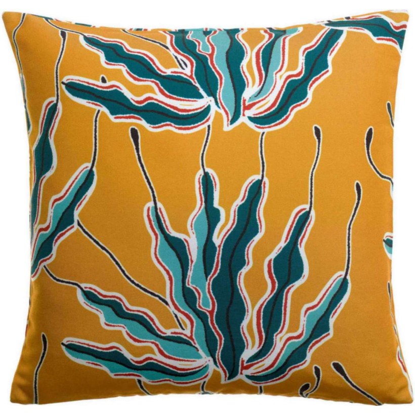 CUSHION VIVARAISE ALGA PRINT OUTDOOR BRONZE 45x45 100% POLYESTER