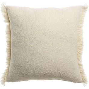 CUSHION VIVARAISE JANE NEIGE 45x45 100% RECYCLED COTTON