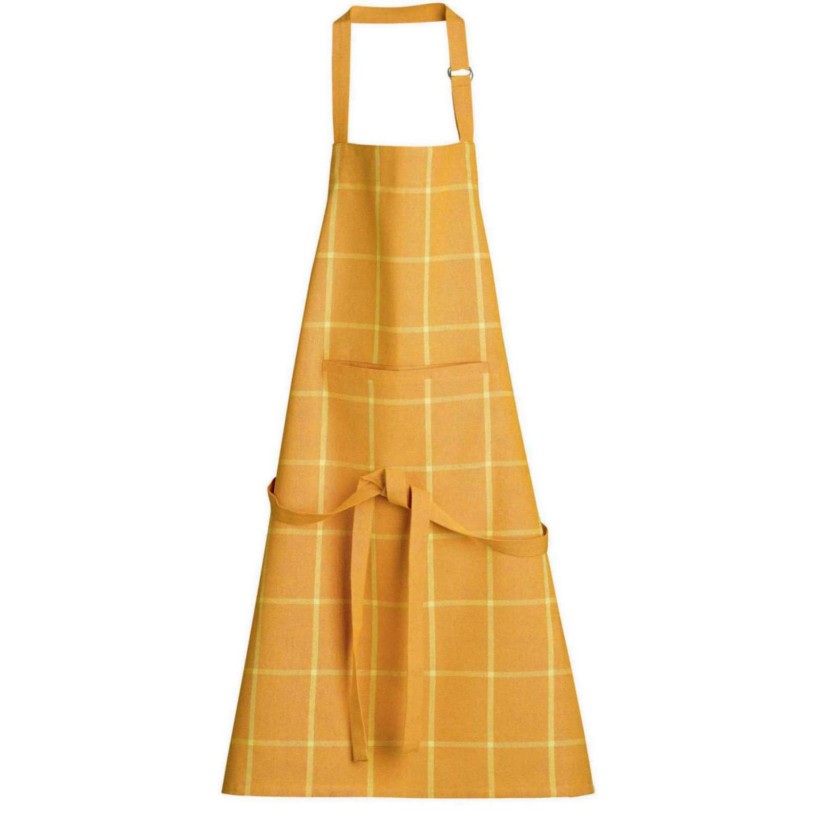 KITCHEN APRON WINKLER DOHA TOURNESOL 80x85 100% COTTON