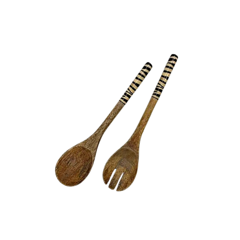 SALAD SERVERS SET 14010 MANGO