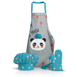 CHILDREN'S KITCHEN SET WINKLER PANDA 52x63 GREY BLUE 100%...