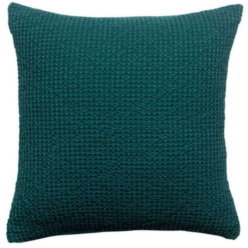 CUSHION VIVARAISE MAIA PETROLE 45x45 100% COTTON