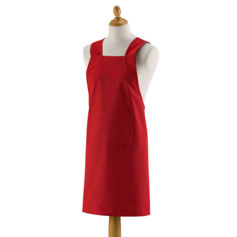 KITCHEN APRON WINKLER GEN  ROUGE 120x85 100% COTTON