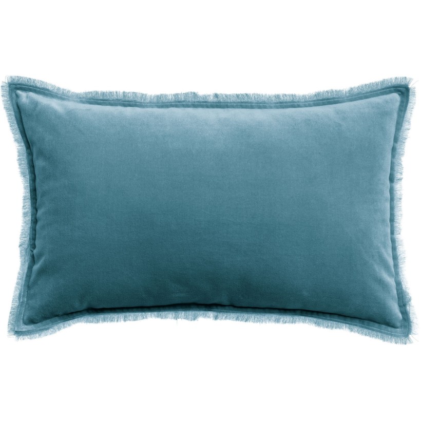 CUSHION VIVARAISE FARA  ACIER 40x65 100% VELVET COTTON