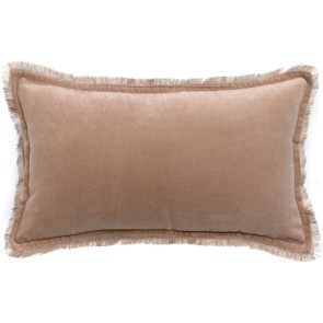 CUSHION VIVARAISE FARA TAUPE 30x50 100% VELVET COTTON