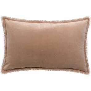 CUSHION VIVARAISE FARA TAUPE 40x65 100% VELVET COTTON