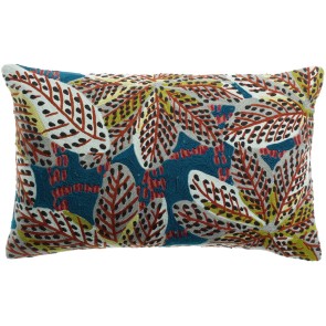 HANDMADE CUSHION VIVARAISE ARIANE PETROLE 30x50 100%...