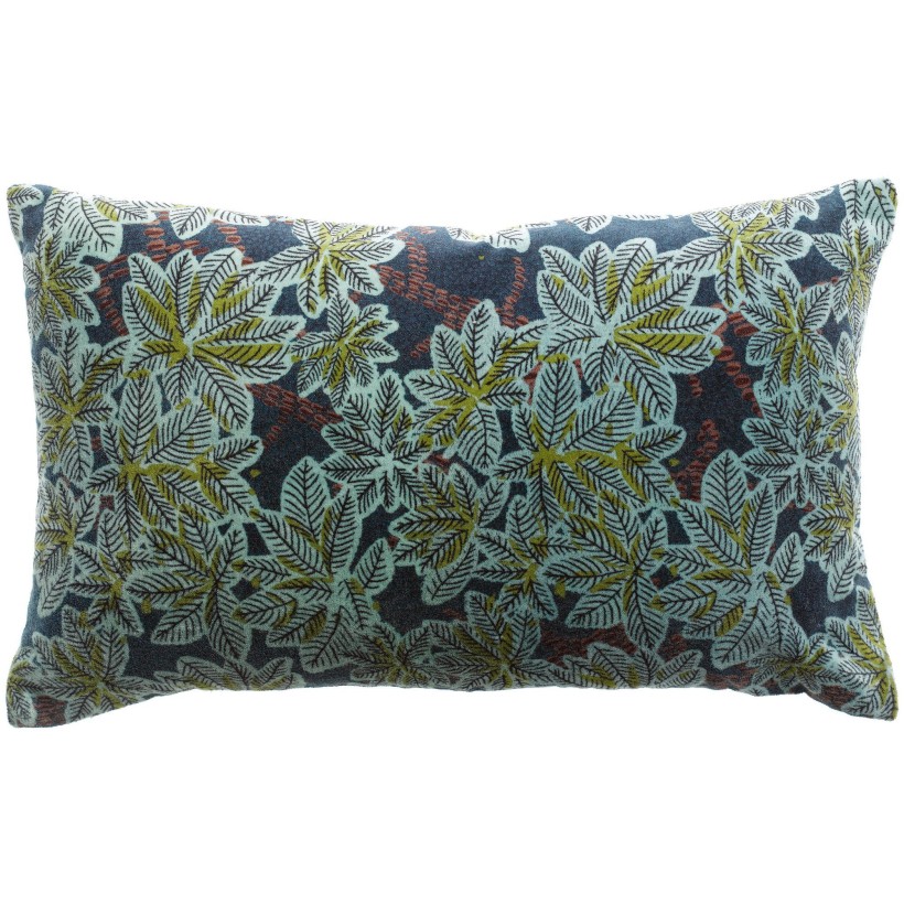 CUSHION VIVARAISE ARIANE PETROLE 30x50 100% COTTON