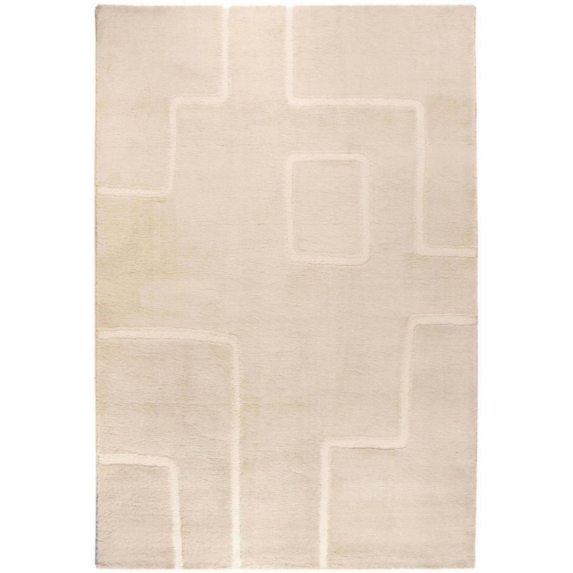 RUG VIVARAISE LOUISA NEIGE 160x230 100% POLYESTER