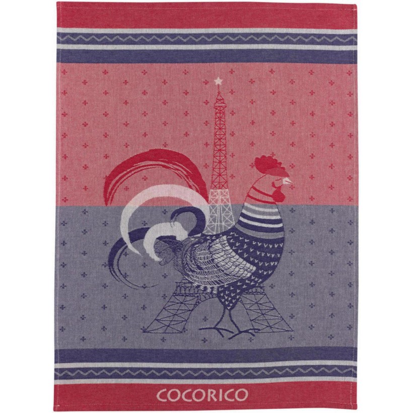 KITCHEN TOWEL WINKLER COCORICO MULTI 50x70 100% COTTON