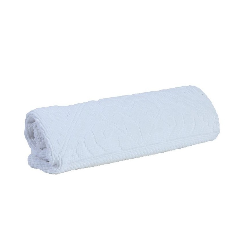 BATHMAT VIVARAISE ENZO NEIGE 54x110 100% COTTON