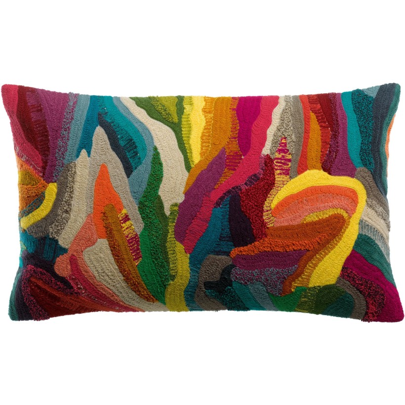 HANDMADE CUSHION VIVARAISE BETTY MULTI 30x50 100% COTTON