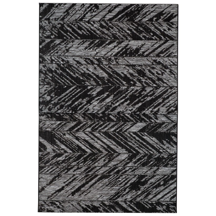 RUG VIVARAISE EVORA OUT NOIR 200x290 100% POLYPROPYLENE