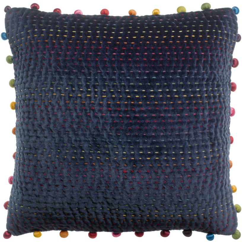 CUSHION VIVARAISE GASTOUNET COBALT 45x45 100%COTTON