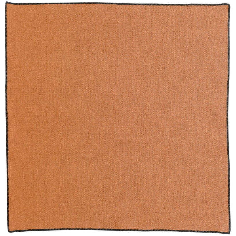 KITCHEN TOWEL WINKLER GRACE CARAMEL 40x40 100% RECYCLED COTTON