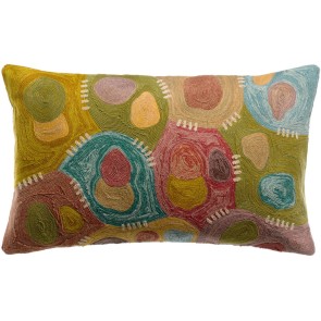 HANDMADE CUSHION VIVARAISE NESTOR MINERAL 30x50 100% COTTON