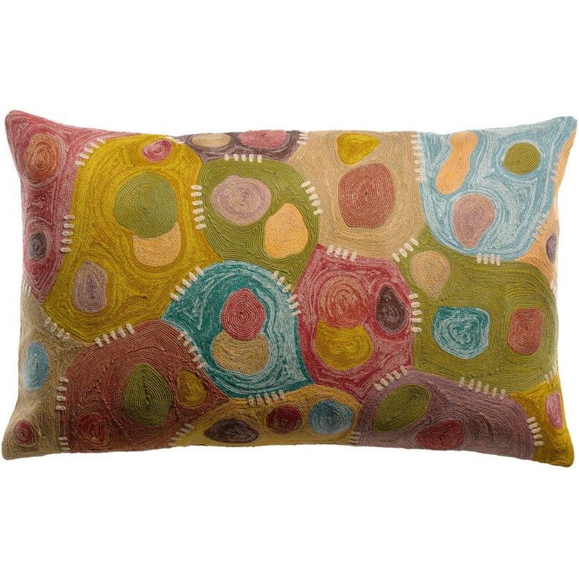 HANDMADE CUSHION VIVARAISE NESTOR MINERAL 40x65 100% COTTON