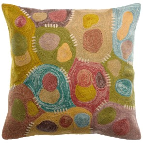 HANDMADE CUSHION VIVARAISE NESTOR MINERAL 45x45 100% COTTON