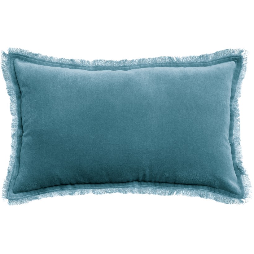 CUSHION VIVARAISE FARA ACIER 30x50 100% VELVET COTTON