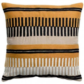 HANDMADE CUSHION VIVARAISE EDEN OCRE 45×45 100% COTTON