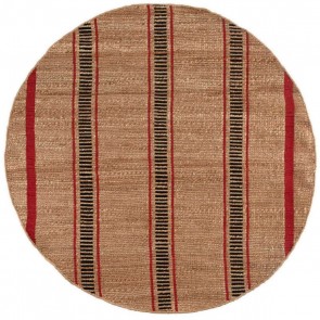 RUG VIVARAISE EDEN GROSEILLE R160 70% JUTE 30%COTTON